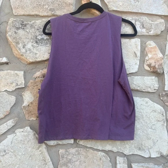 Richer poorer women’s cropped tank top in plum size x large NWT - Picture 2 of 5